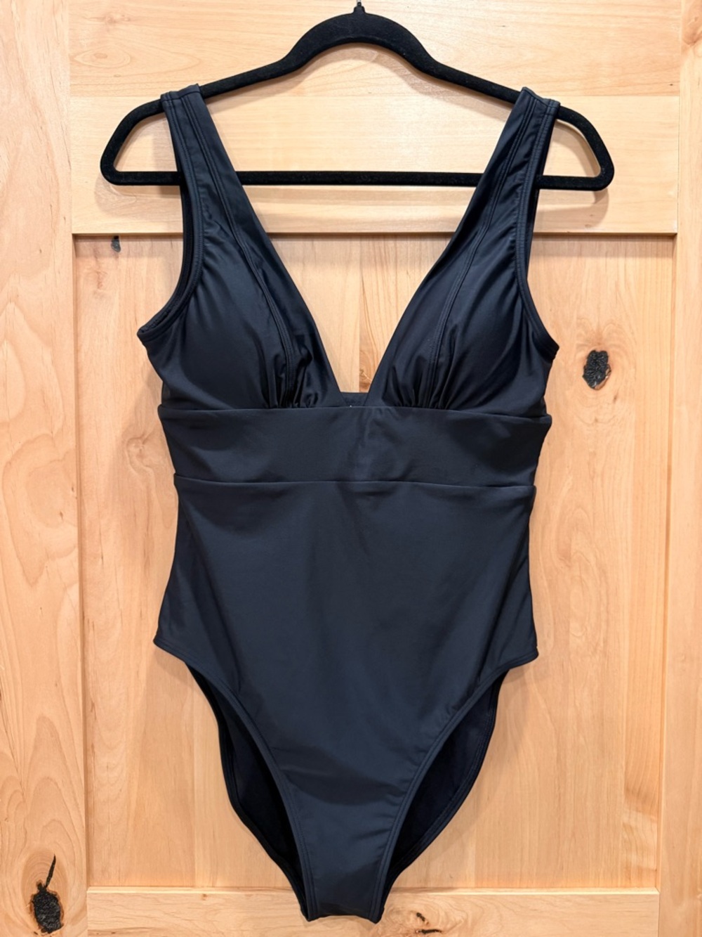 Quince Black One Piece Swimsuit Women’s M NWT